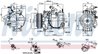COMPRESOR CLIMATIZARE NISSENS 890816 - Compatibil cu INFINITI, NISSAN