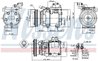 Compresor climatizare Nissens 89085