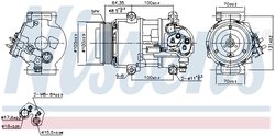 Compresor climatizare Nissens 89089