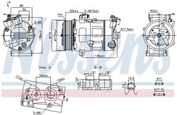 Compresor climatizare Nissens 890947