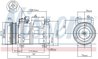 Compresor climatizare Nissens 89093