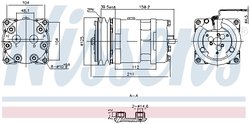 Compresor climatizare Nissens 891000