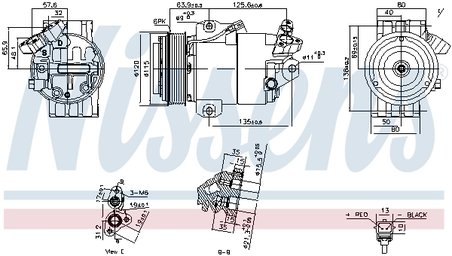 Compresor climatizare Nissens 891012