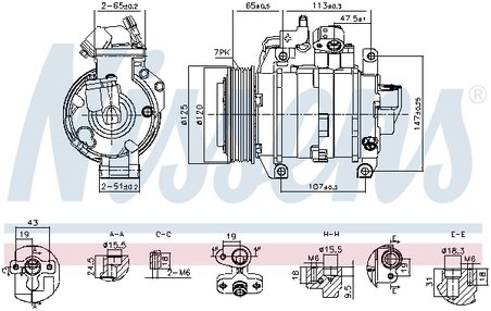 Compresor climatizare Nissens 891044