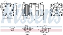 Compresor climatizare Nissens 891039