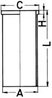 CAMASA CILINDRU KOLBENSCHMIDT 89161190 - Compatibil cu BEDFORD, OPEL, VAUXHALL