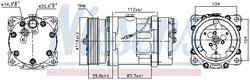 Compresor climatizare Nissens 89160
