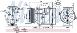 COMPRESOR CLIMATIZARE NISSENS 89217 - Compatibil cu RENAULT