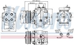 Compresor climatizare Nissens 89235