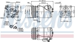 Compresor climatizare Nissens 89249