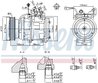 COMPRESOR CLIMATIZARE NISSENS 89265 - Compatibil cu HYUNDAI, KIA