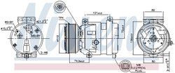 Compresor climatizare Nissens 89267