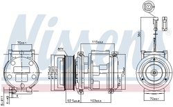COMPRESOR CLIMATIZARE NISSENS 89355 - Piesa auto compatibila cu mai multe marci