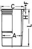 CAMASA CILINDRU KOLBENSCHMIDT 89389110 - Compatibil cu MERCEDES-BENZ, NEOPLAN, PADANE, SETRA