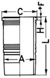 Camasa cilindru Kolbenschmidt 89396110