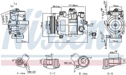 Compresor climatizare Nissens 89415