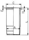 CAMASA CILINDRU KOLBENSCHMIDT 89443110 - Compatibil cu EL DETALLE, KAMAZ