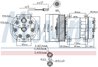 Compresor climatizare Nissens 89458