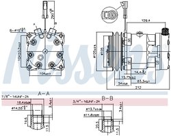 Compresor climatizare Nissens 89518