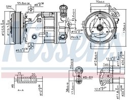 Compresor climatizare Nissens 89577