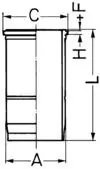 Camasa cilindru Kolbenschmidt 89593110