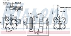 Compresor climatizare Nissens 89611