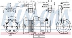 Compresor climatizare Nissens 89640
