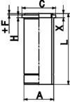 Camasa cilindru Kolbenschmidt 89846110