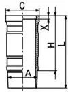 CAMASA CILINDRU KOLBENSCHMIDT 89923110 - Compatibil cu MERCEDES-BENZ, SETRA