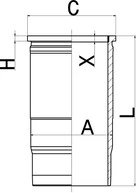 CAMASA CILINDRU KOLBENSCHMIDT 89938110 - Compatibil cu MAN