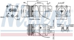 Compresor climatizare Nissens 899919