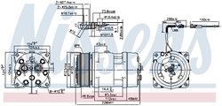 COMPRESOR CLIMATIZARE NISSENS 899930 - Piesa auto compatibila cu mai multe marci