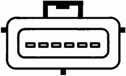 Senzor debitmetru aer HELLA 8ET 009 142-291