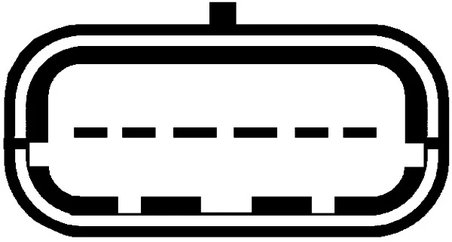 Senzor debitmetru aer HELLA 8ET 009 142-311