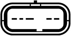 Senzor debitmetru aer HELLA 8ET 009 142-391