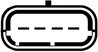 Senzor debitmetru aer HELLA 8ET 009 142-421