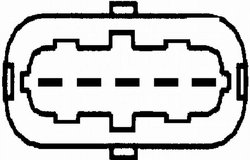 SENZOR DEBITMETRU AER HELLA 8ET 009 142-521 - Compatibil cu ALFA ROMEO, FIAT