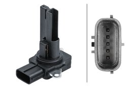 Senzor debitmetru aer HELLA 8ET 358 095-551