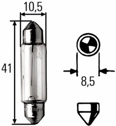 Bec, semnalizator HELLA 8GM 002 091-131