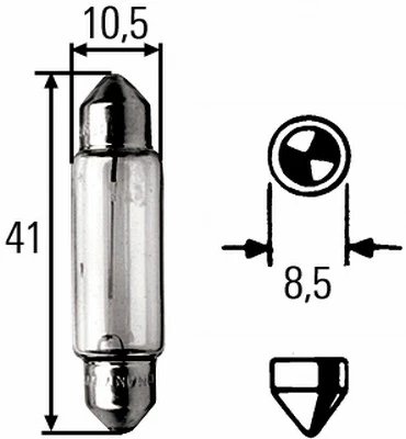 Bec, semnalizator HELLA 8GM 002 091-131