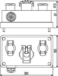 Doza imbinare cabluri HELLA 8JE 340 898-021