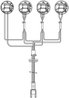 CABLAJ, FAR HELLA 8KA 155 372-001 - Compatibil cu SCANIA