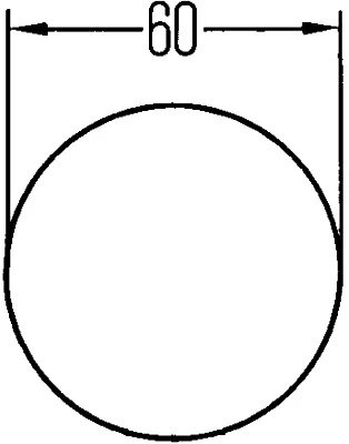 Reflector HELLA 8RA 002 014-291