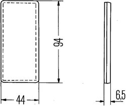 Reflector HELLA 8RA 003 326-041