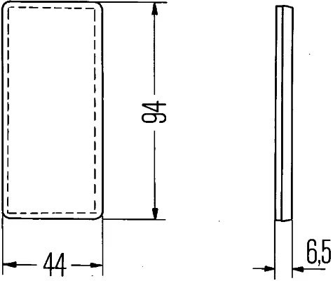 Reflector HELLA 8RA 003 326-041