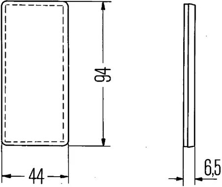 Reflector HELLA 8RA 003 326-041