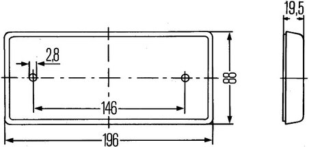 Reflector HELLA 8RA 003 734-101