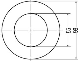 Reflector HELLA 8RA 008 405-001