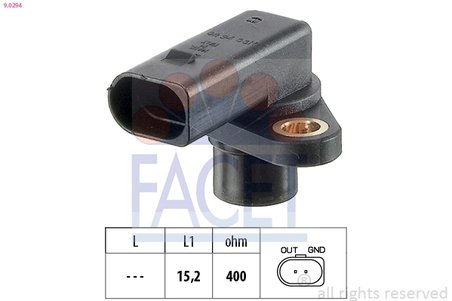 SENZOR IMPULSURI ARBORE COTIT FACET 9.0294 - Compatibil cu SKODA
