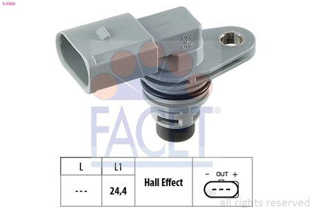 Senzor, turatie motor FACET 9.0368